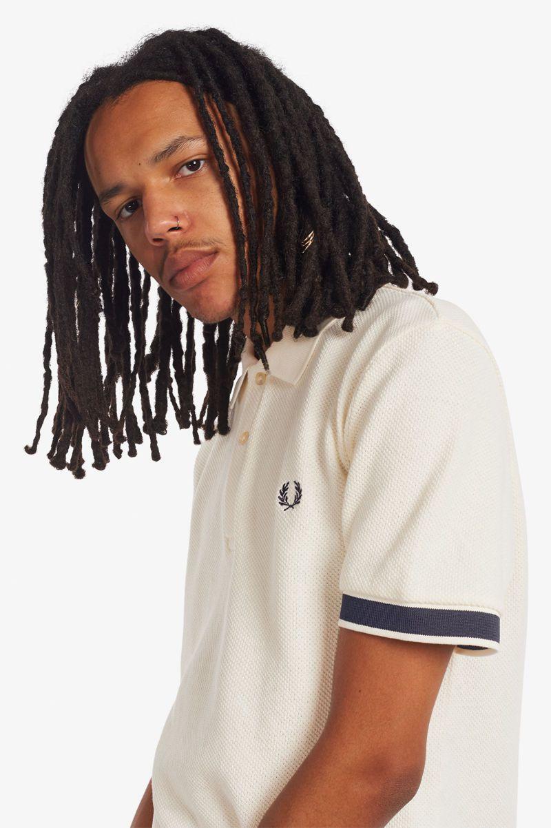 White Fred Perry M3807 Men's Polo Shirts | PH 1456HAPK